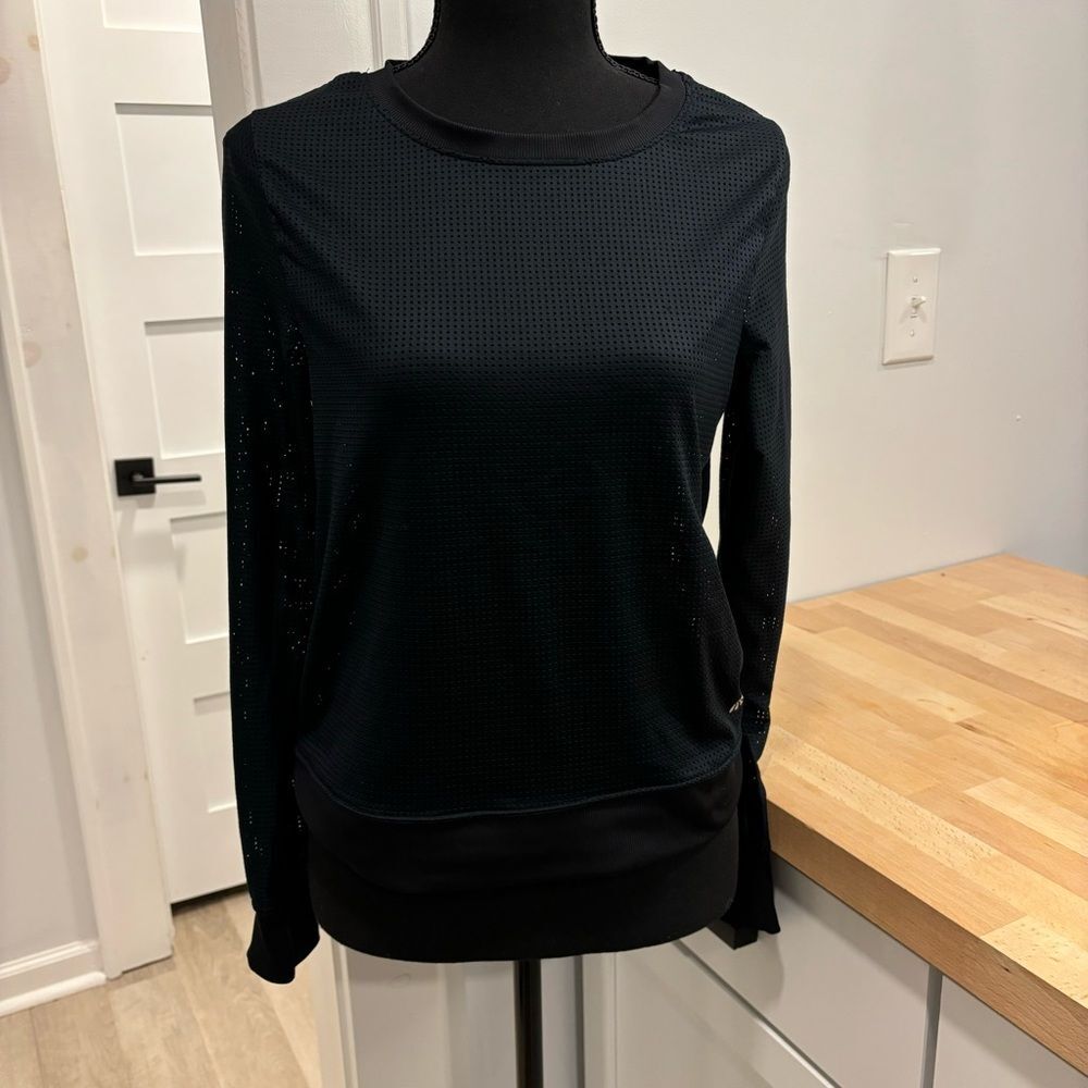 Marika Women's Long Sleeve Black Workout Top Sz Small